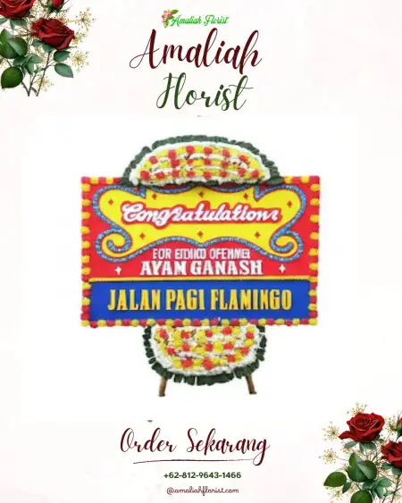 Sewa Papan Bunga Tempel Rejo